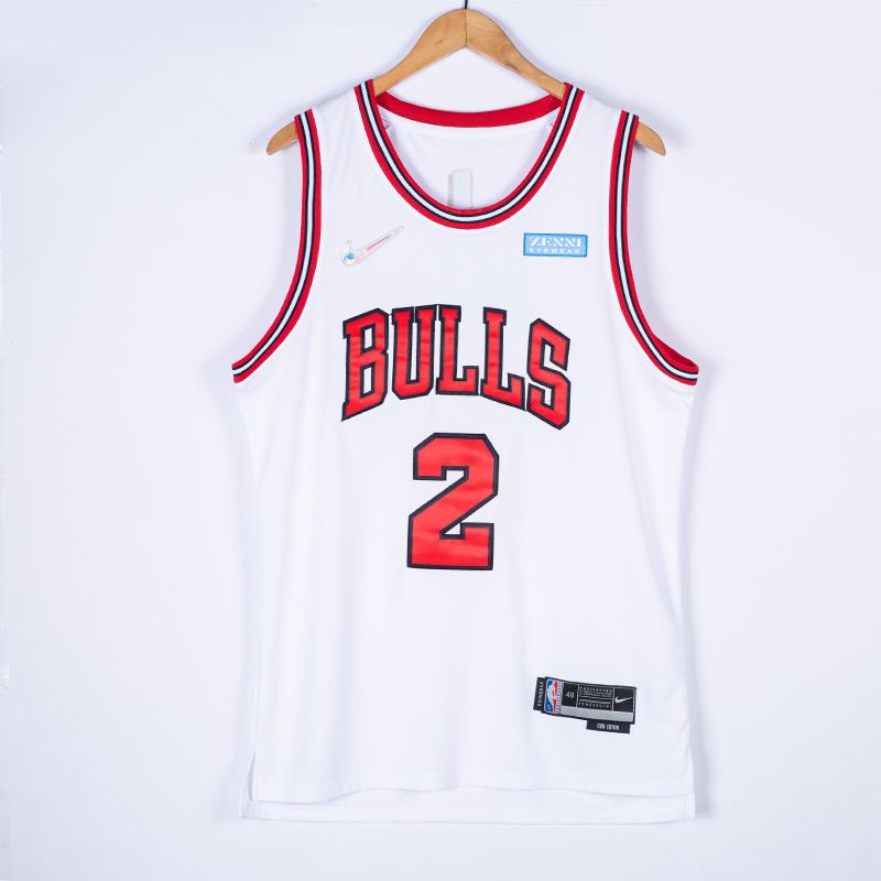 Men Chicago Bulls #2 Ball White Nike 2022 Game NBA Jersey->chicago bulls->NBA Jersey